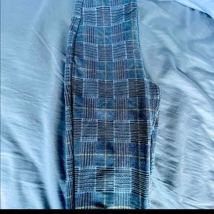 Size XS plaid business casual pants